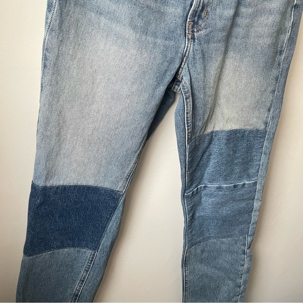 Urban Outfitters BDG Slim Straight Patchwork Jeans - Picture 4 of 6